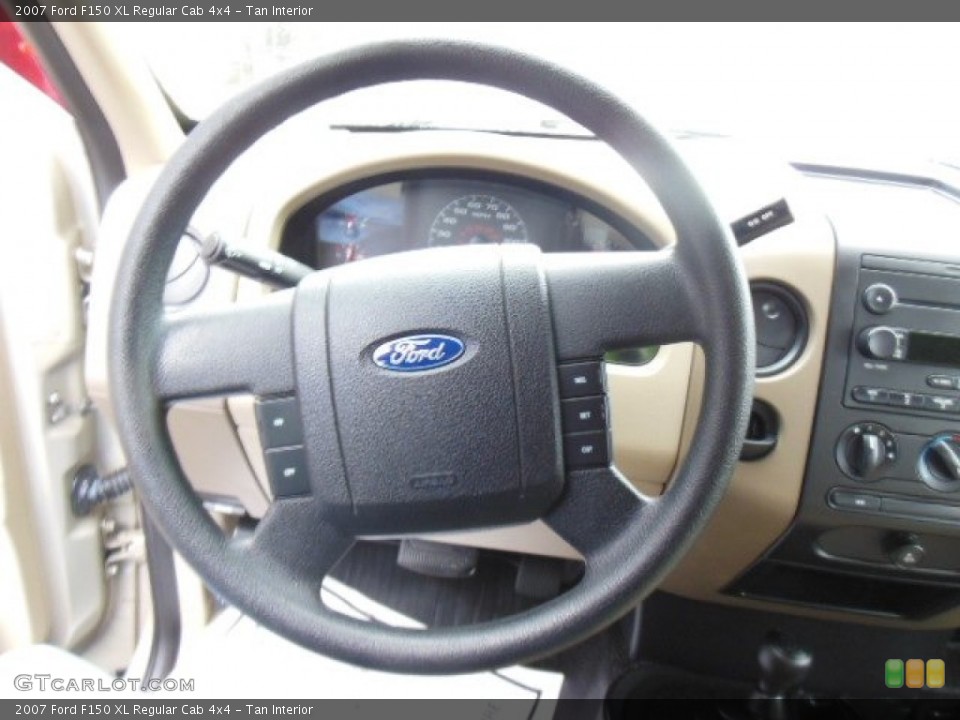 Tan Interior Steering Wheel for the 2007 Ford F150 XL Regular Cab 4x4 #74599973