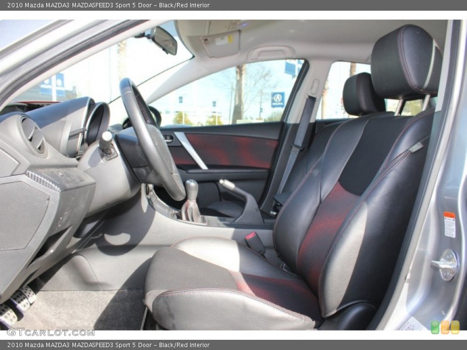 Black/Red Interior Photo for the 2010 Mazda MAZDA3 MAZDASPEED3 Sport 5 Door #74601773
