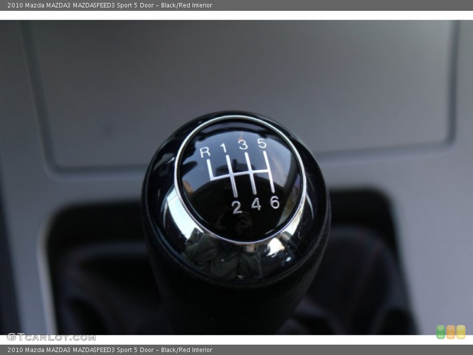 Black/Red Interior Transmission for the 2010 Mazda MAZDA3 MAZDASPEED3 Sport 5 Door #74601896