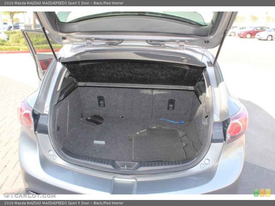 Black/Red Interior Trunk for the 2010 Mazda MAZDA3 MAZDASPEED3 Sport 5 Door #74602013