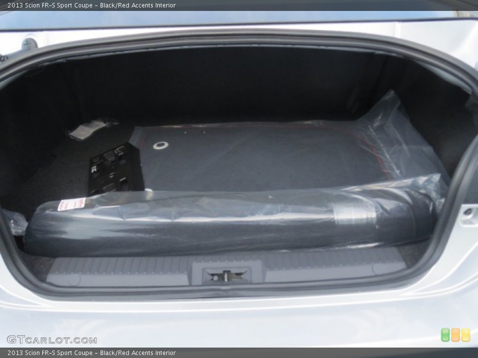 Black/Red Accents Interior Trunk for the 2013 Scion FR-S Sport Coupe #74602976