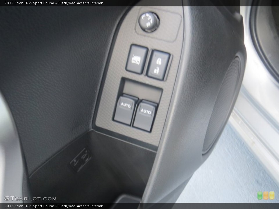 Black/Red Accents Interior Controls for the 2013 Scion FR-S Sport Coupe #74603102