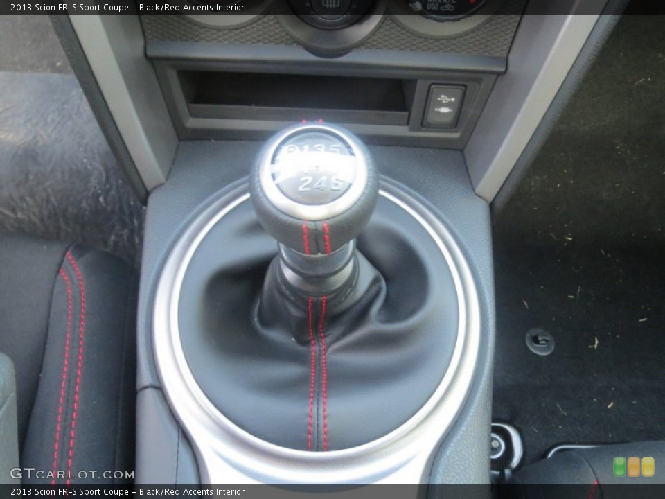 Black/Red Accents Interior Transmission for the 2013 Scion FR-S Sport Coupe #74603228