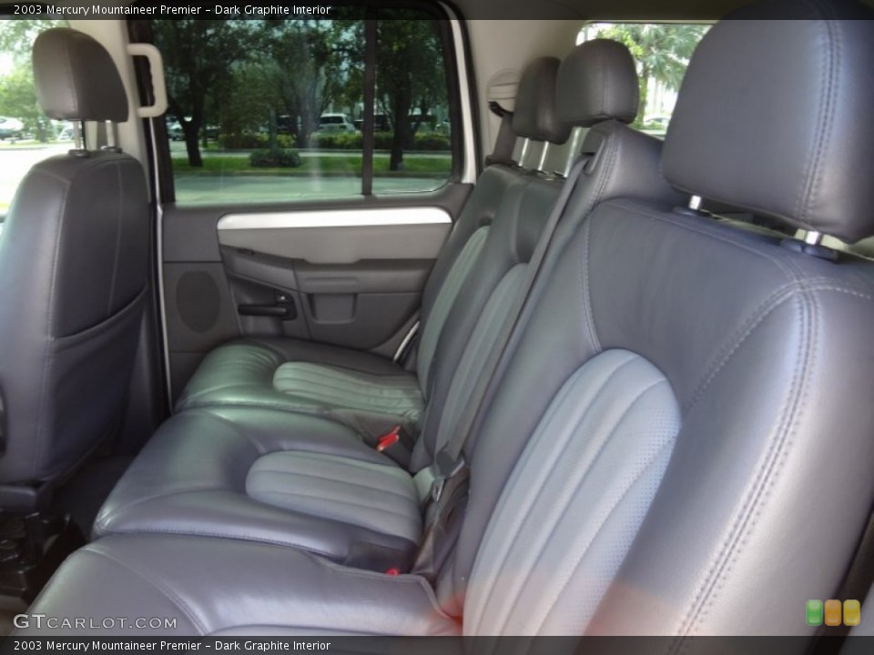 Dark Graphite Interior Rear Seat for the 2003 Mercury Mountaineer Premier #74609239
