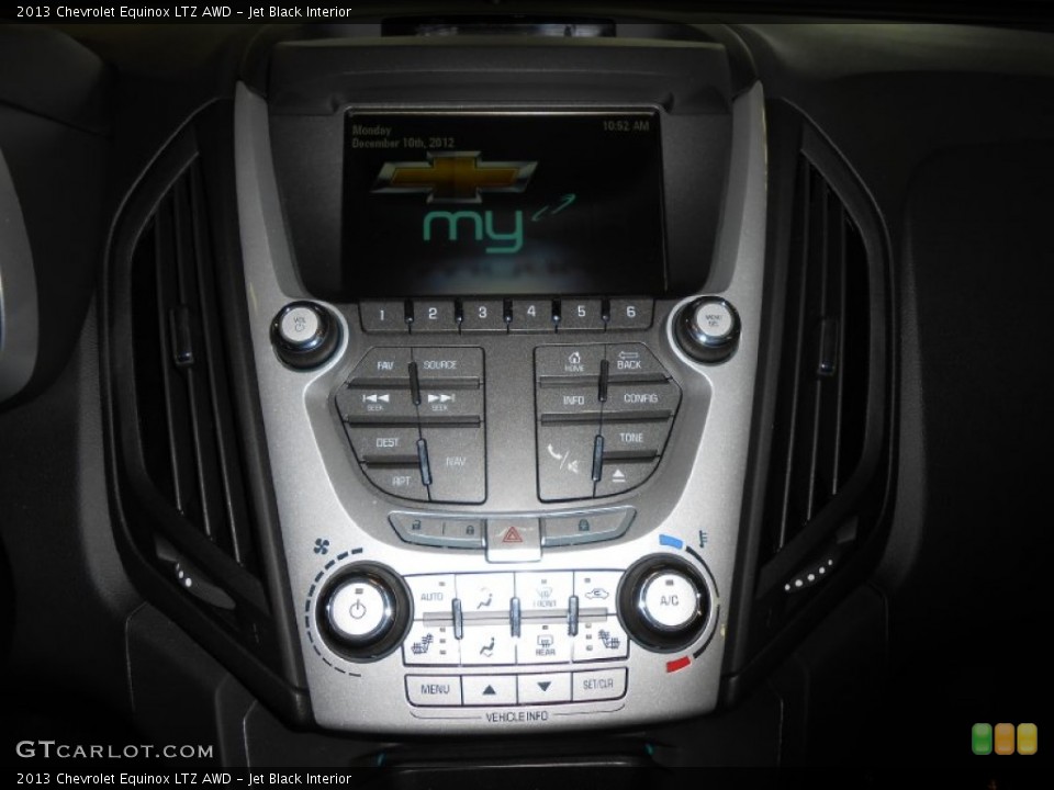 Jet Black Interior Controls for the 2013 Chevrolet Equinox LTZ AWD #74610623