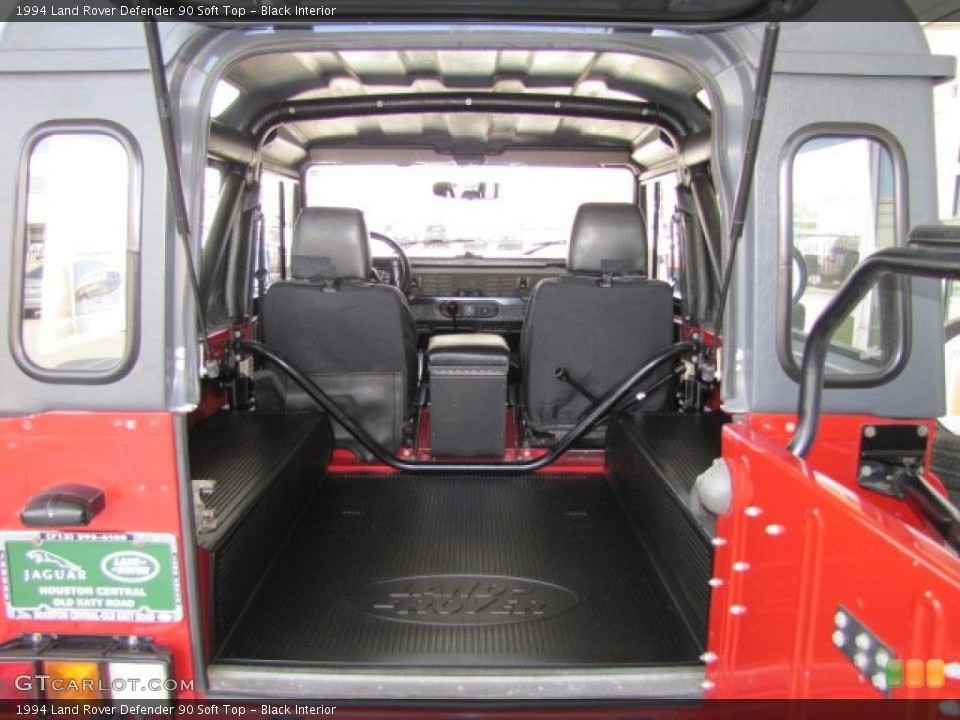 Black Interior Trunk for the 1994 Land Rover Defender 90 Soft Top #74612887