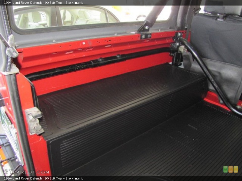 Black Interior Trunk for the 1994 Land Rover Defender 90 Soft Top #74612901