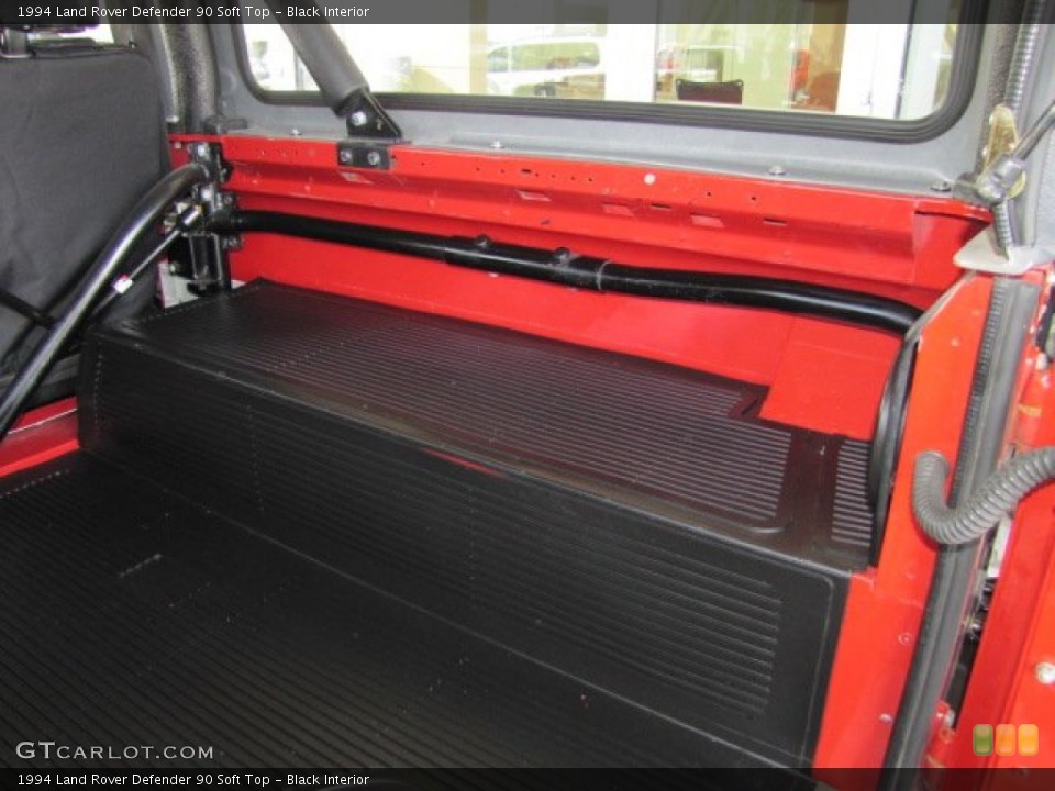 Black Interior Rear Seat for the 1994 Land Rover Defender 90 Soft Top #74612918