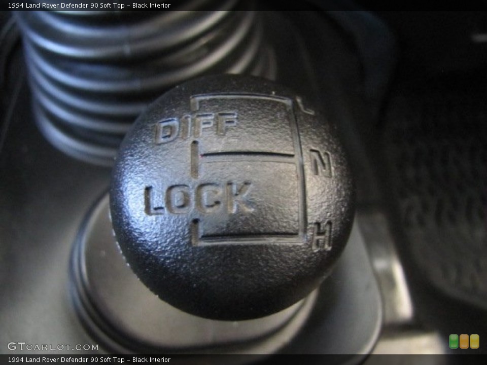 Black Interior Transmission for the 1994 Land Rover Defender 90 Soft Top #74613413