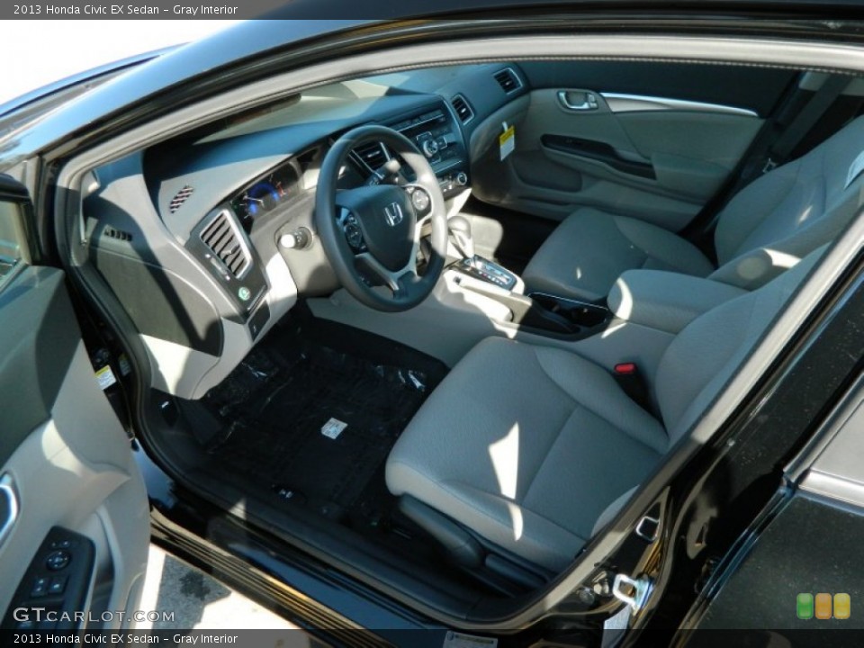 Gray Interior Photo for the 2013 Honda Civic EX Sedan #74613566