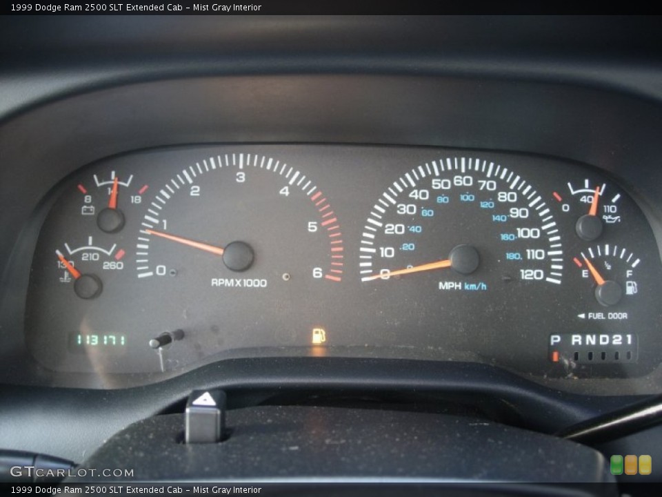 Mist Gray Interior Gauges for the 1999 Dodge Ram 2500 SLT Extended Cab #74613638