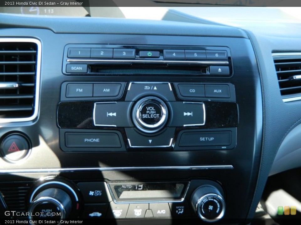 Gray Interior Controls for the 2013 Honda Civic EX Sedan #74613656