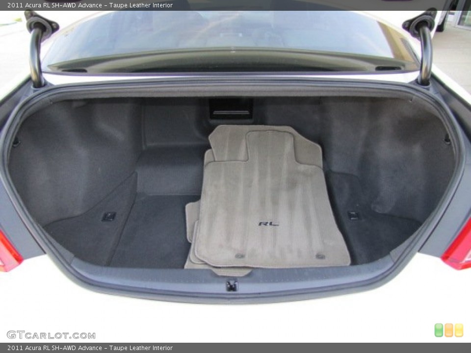 Taupe Leather Interior Trunk for the 2011 Acura RL SH-AWD Advance #74613779