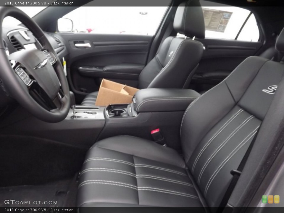 Black Interior Front Seat for the 2013 Chrysler 300 S V8 #74615096