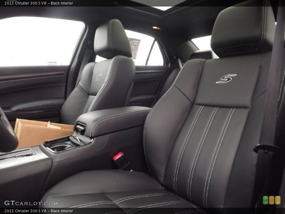 Black Interior Front Seat for the 2013 Chrysler 300 S V8 #74615114