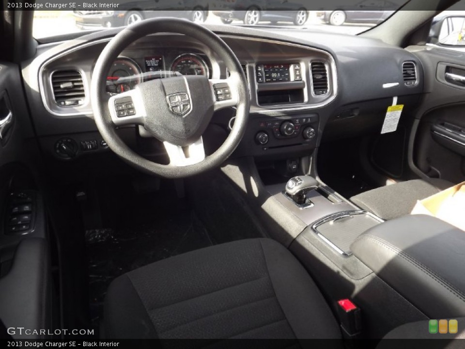 Black Interior Dashboard for the 2013 Dodge Charger SE #74615687