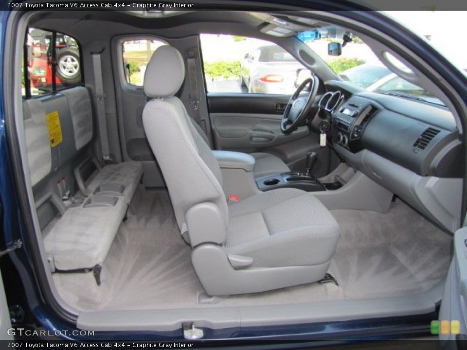 Graphite Gray Interior Prime Interior for the 2007 Toyota Tacoma V6 Access Cab 4x4 #74616434