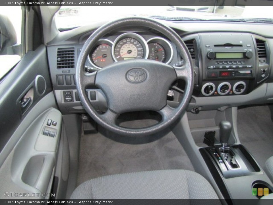 Graphite Gray Interior Dashboard for the 2007 Toyota Tacoma V6 Access Cab 4x4 #74616509