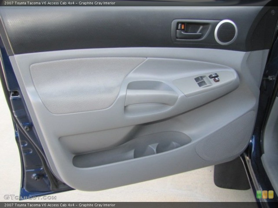 Graphite Gray Interior Door Panel for the 2007 Toyota Tacoma V6 Access Cab 4x4 #74616686