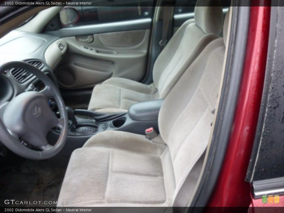 Neutral Interior Front Seat for the 2002 Oldsmobile Alero GL Sedan #74618843