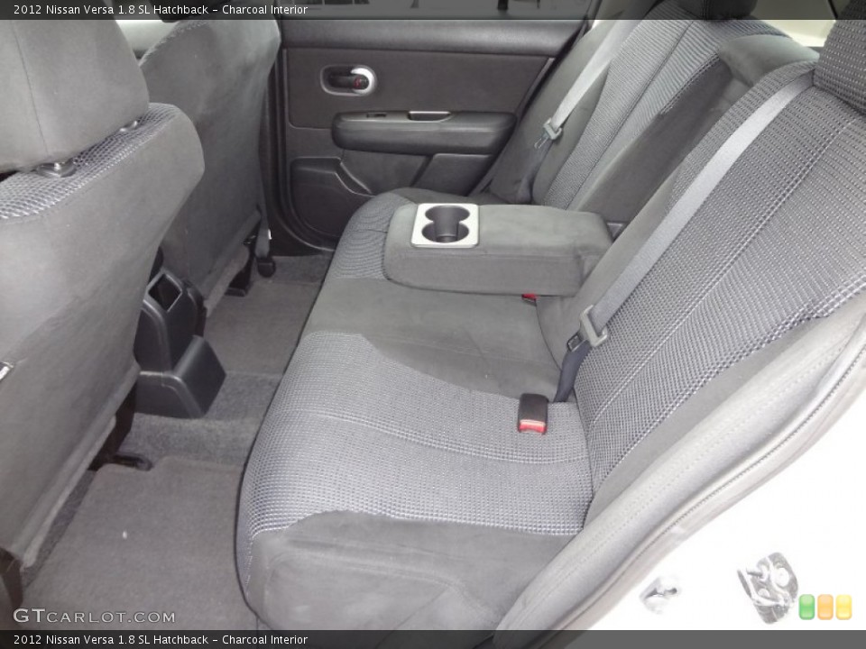 Charcoal Interior Rear Seat for the 2012 Nissan Versa 1.8 SL Hatchback #74626896