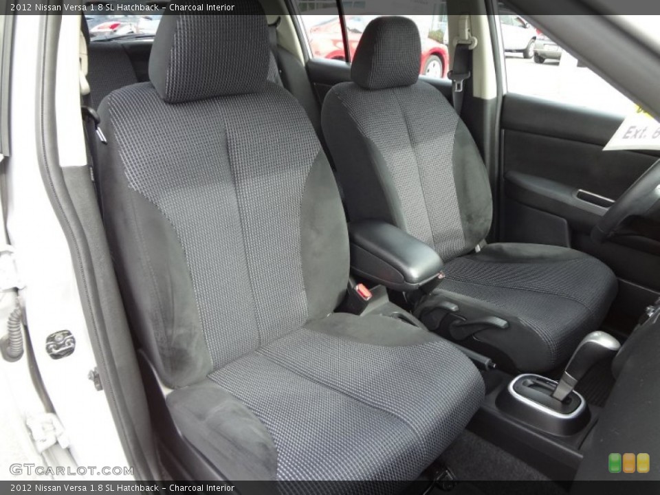 Charcoal Interior Front Seat for the 2012 Nissan Versa 1.8 SL Hatchback #74627112