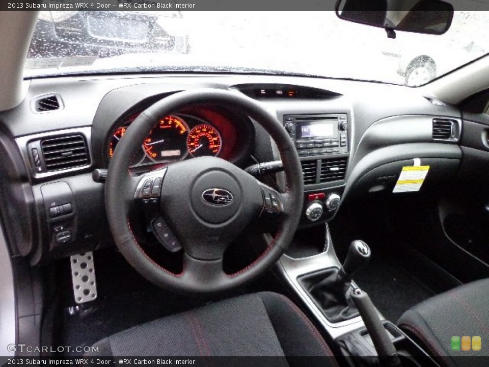 WRX Carbon Black Interior Photo for the 2013 Subaru Impreza WRX 4 Door #74630451