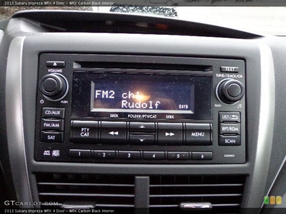 WRX Carbon Black Interior Audio System for the 2013 Subaru Impreza WRX 4 Door #74630618