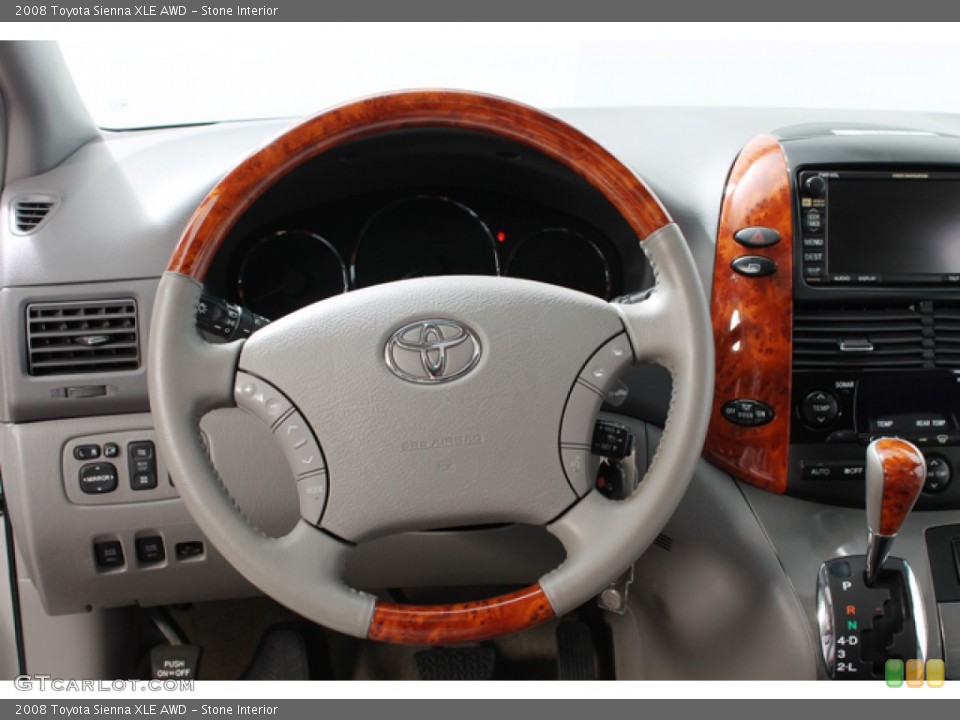 Stone Interior Steering Wheel for the 2008 Toyota Sienna XLE AWD #74630899