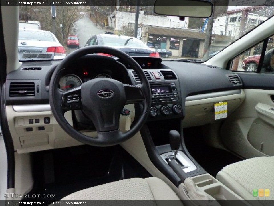 Ivory Interior Photo for the 2013 Subaru Impreza 2.0i 4 Door #74631380