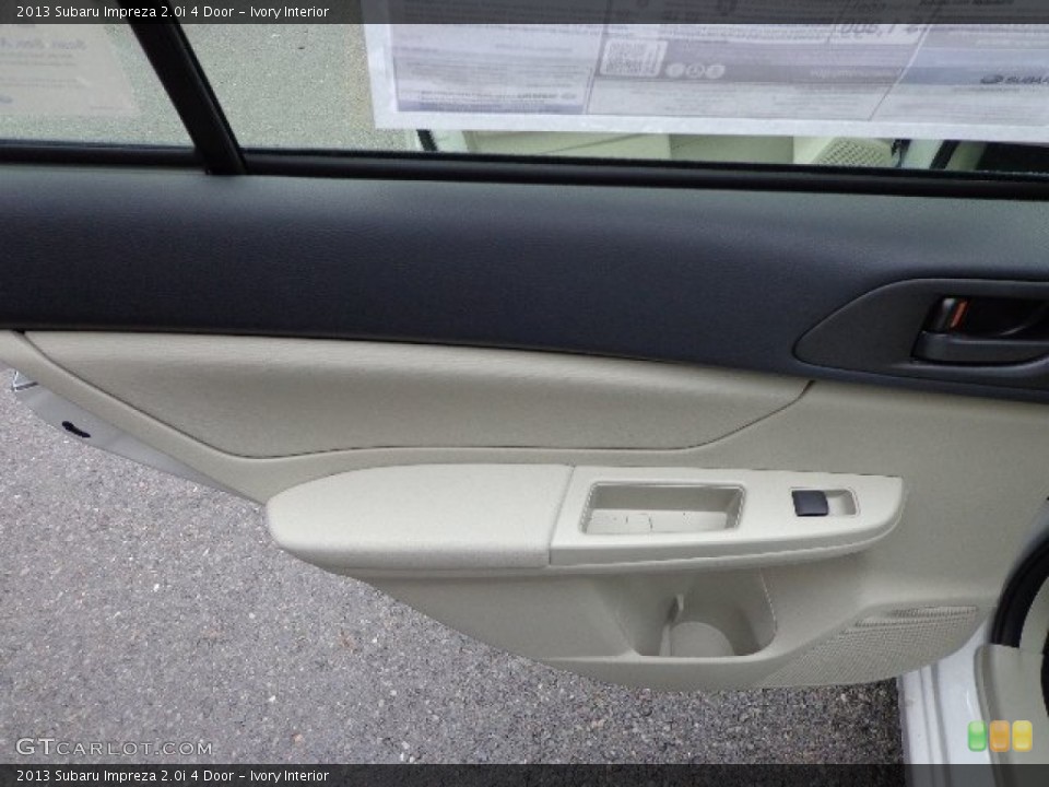 Ivory Interior Door Panel for the 2013 Subaru Impreza 2.0i 4 Door #74631401
