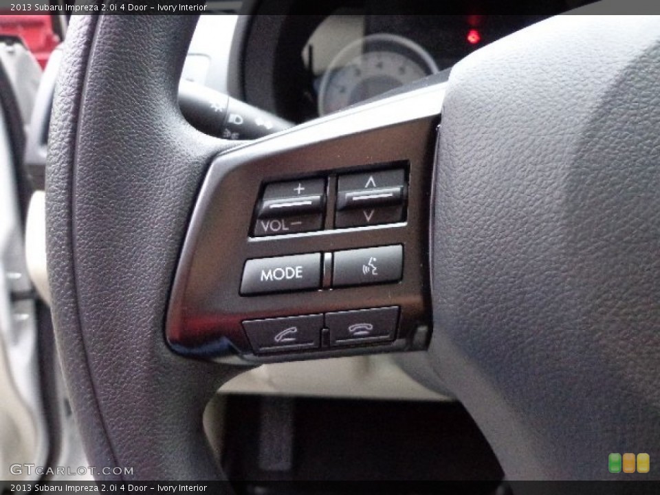 Ivory Interior Controls for the 2013 Subaru Impreza 2.0i 4 Door #74631471
