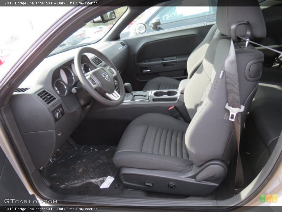Dark Slate Gray Interior Front Seat for the 2013 Dodge Challenger SXT #74632146