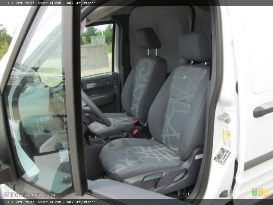 Dark Gray Interior Front Seat for the 2013 Ford Transit Connect XL Van #74632396