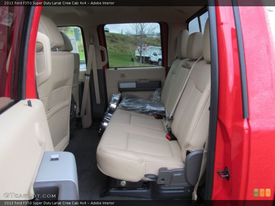 Adobe Interior Rear Seat for the 2013 Ford F350 Super Duty Lariat Crew Cab 4x4 #74632941