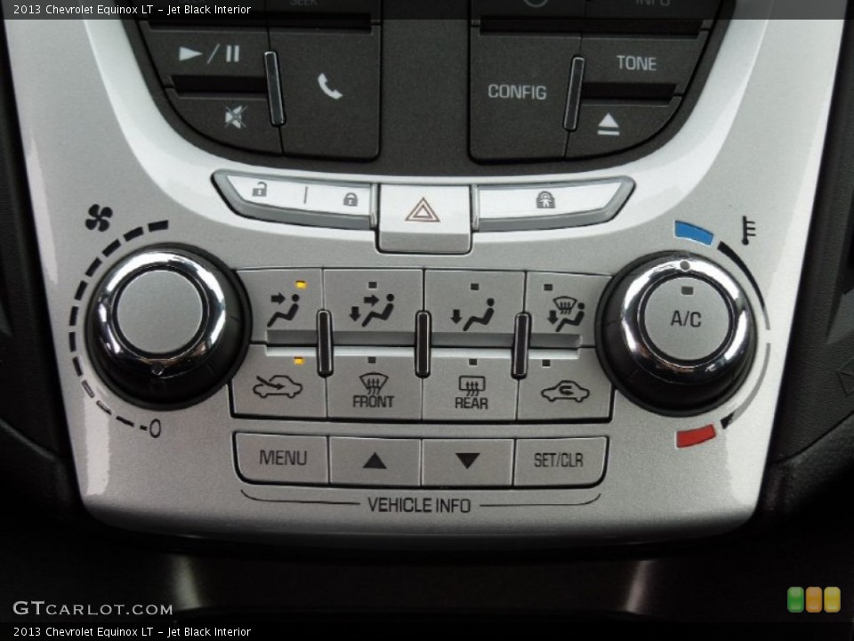 Jet Black Interior Controls for the 2013 Chevrolet Equinox LT #74633721
