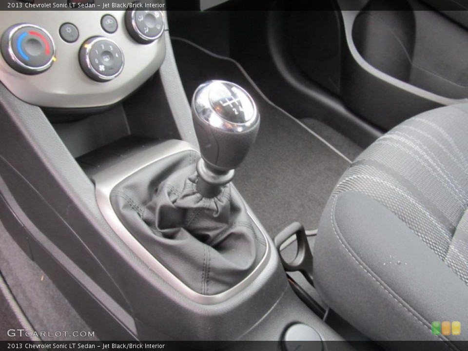 Jet Black/Brick Interior Transmission for the 2013 Chevrolet Sonic LT Sedan #74636028