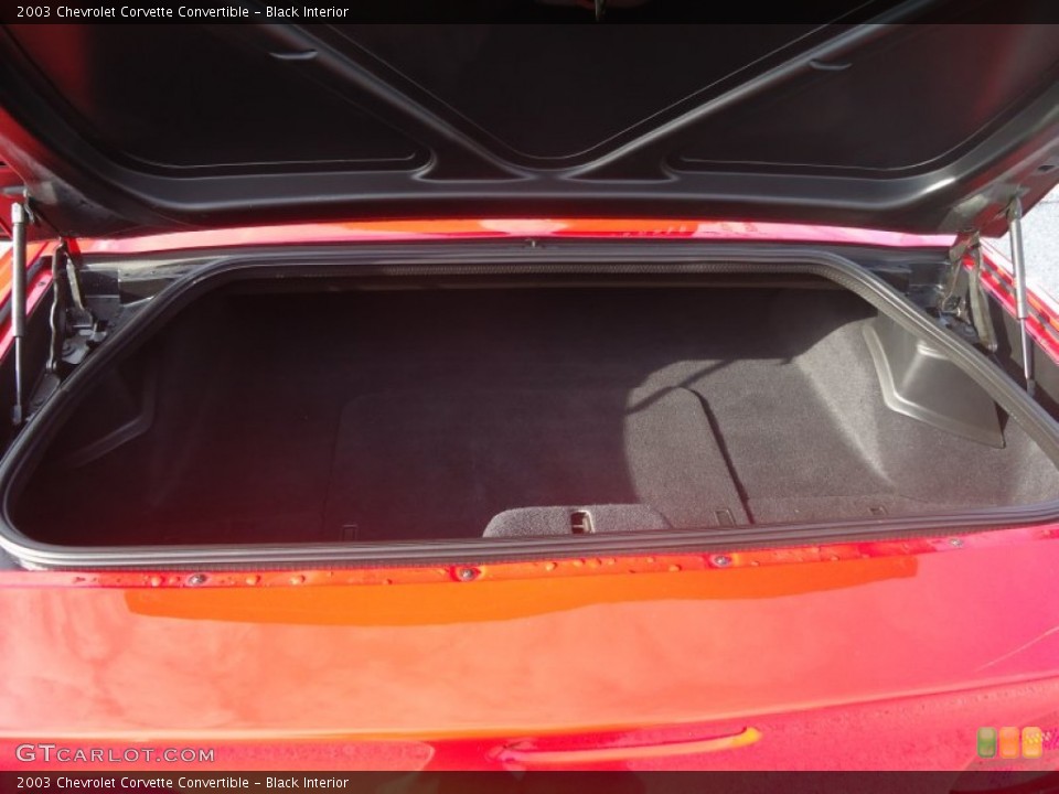 Black Interior Trunk for the 2003 Chevrolet Corvette Convertible #74640394