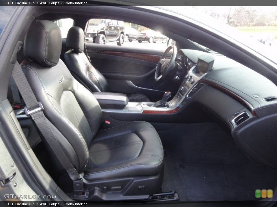 Ebony Interior Photo for the 2011 Cadillac CTS 4 AWD Coupe #74642944