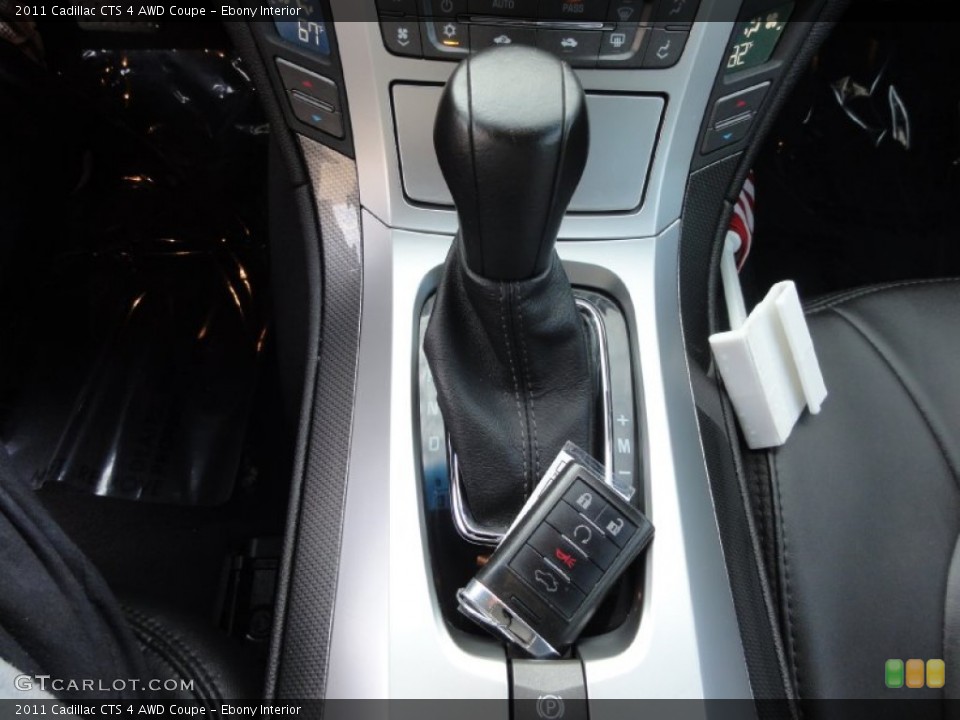 Ebony Interior Transmission for the 2011 Cadillac CTS 4 AWD Coupe #74643915