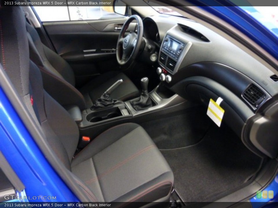 WRX Carbon Black Interior Photo for the 2013 Subaru Impreza WRX 5 Door #74646403