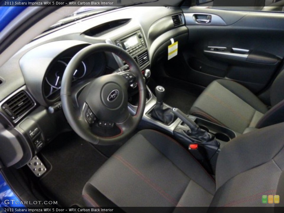 WRX Carbon Black Interior Prime Interior for the 2013 Subaru Impreza WRX 5 Door #74646552