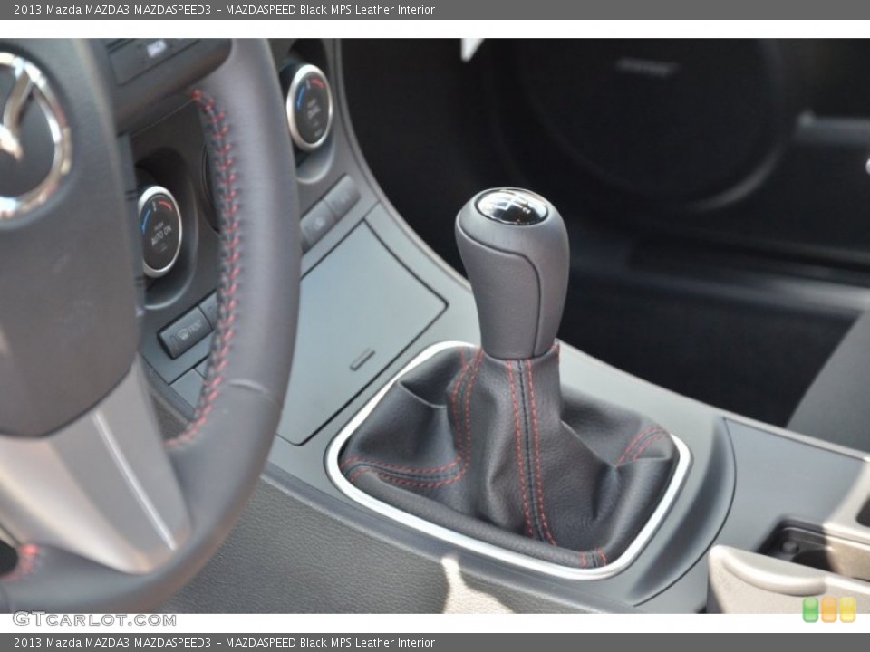 MAZDASPEED Black MPS Leather Interior Transmission for the 2013 Mazda MAZDA3 MAZDASPEED3 #74654082