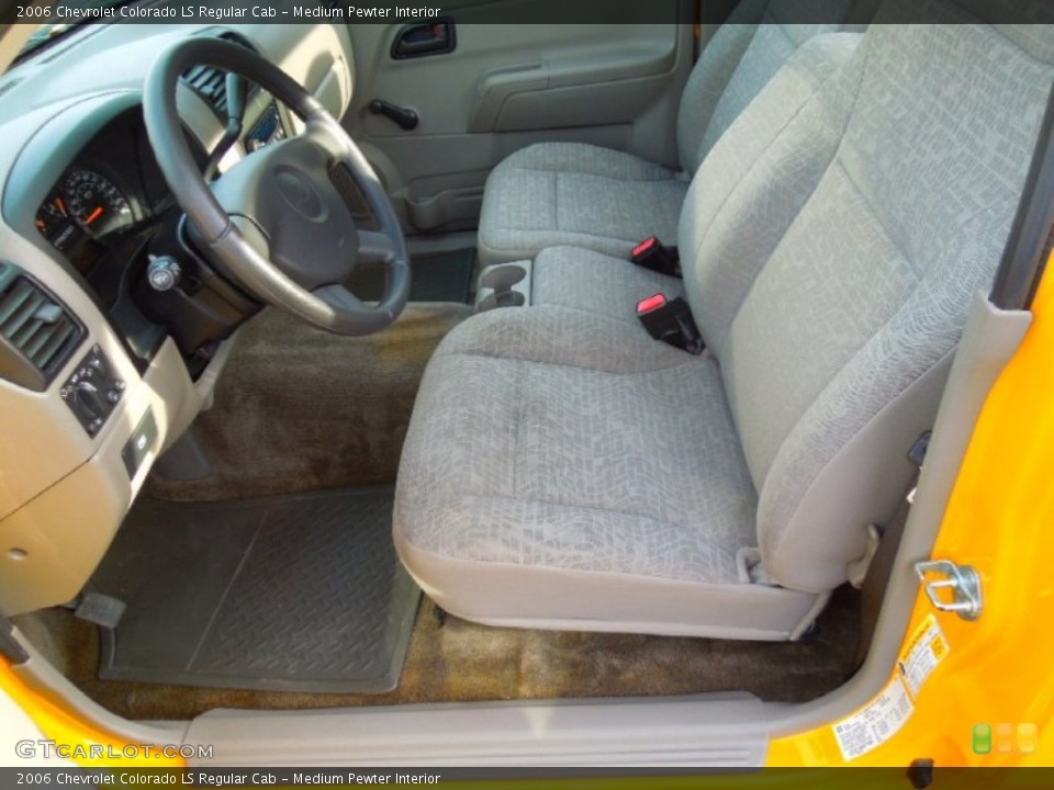 Medium Pewter Interior Front Seat for the 2006 Chevrolet Colorado LS Regular Cab #74654511