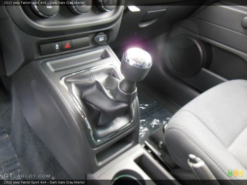 Dark Slate Gray Interior Transmission for the 2013 Jeep Patriot Sport 4x4 #74654577