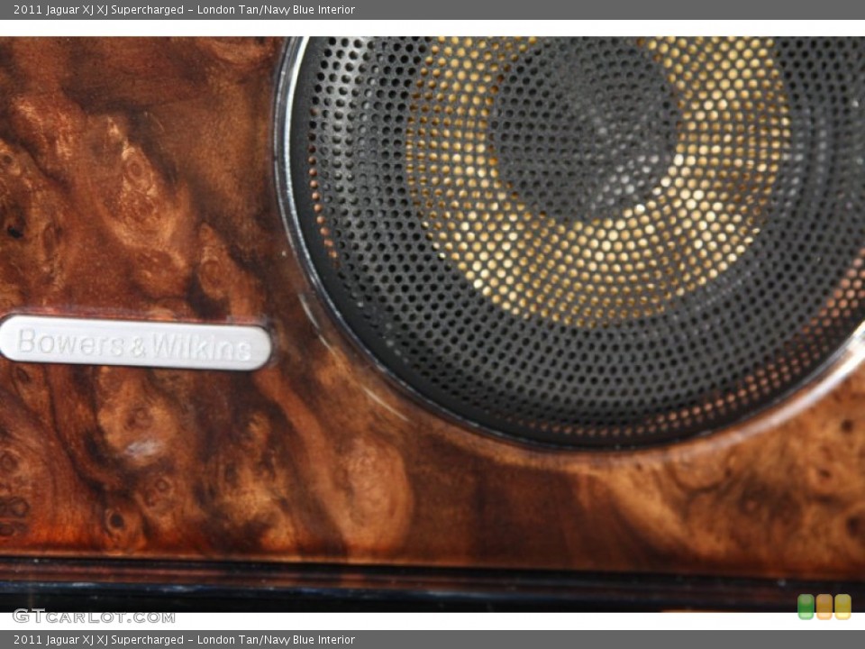 London Tan/Navy Blue Interior Audio System for the 2011 Jaguar XJ XJ Supercharged #74654829