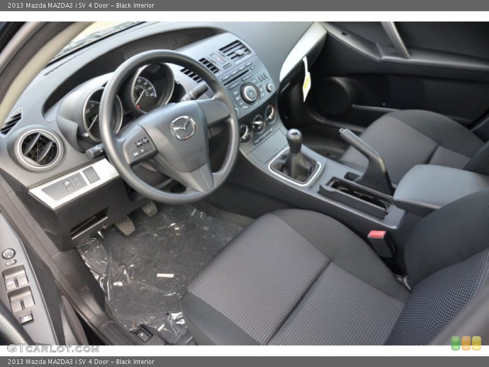 Black Interior Photo for the 2013 Mazda MAZDA3 i SV 4 Door #74654860