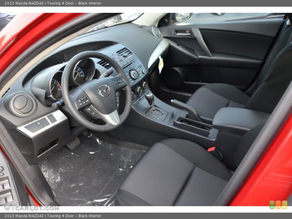 Black Interior Prime Interior for the 2013 Mazda MAZDA3 i Touring 4 Door #74655638