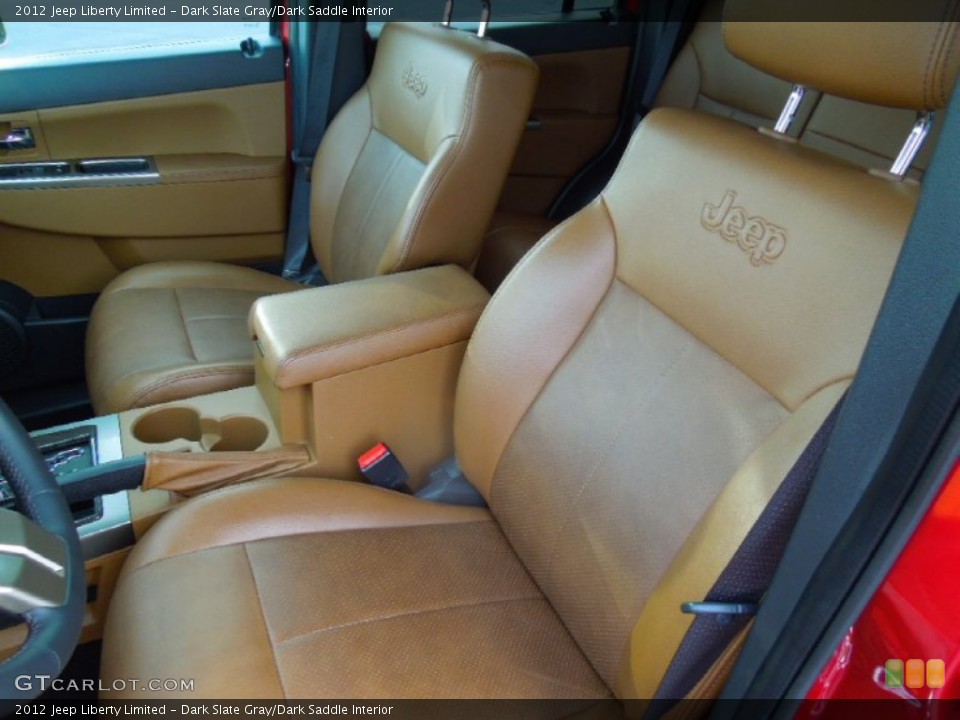 Dark Slate Gray/Dark Saddle Interior Photo for the 2012 Jeep Liberty Limited #74655726