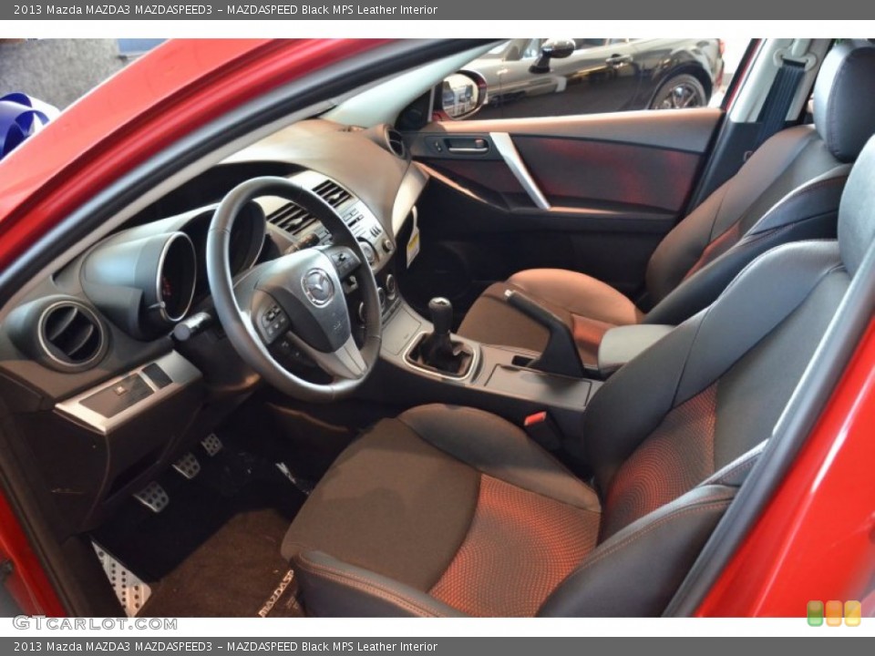 MAZDASPEED Black MPS Leather Interior Photo for the 2013 Mazda MAZDA3 MAZDASPEED3 #74655803